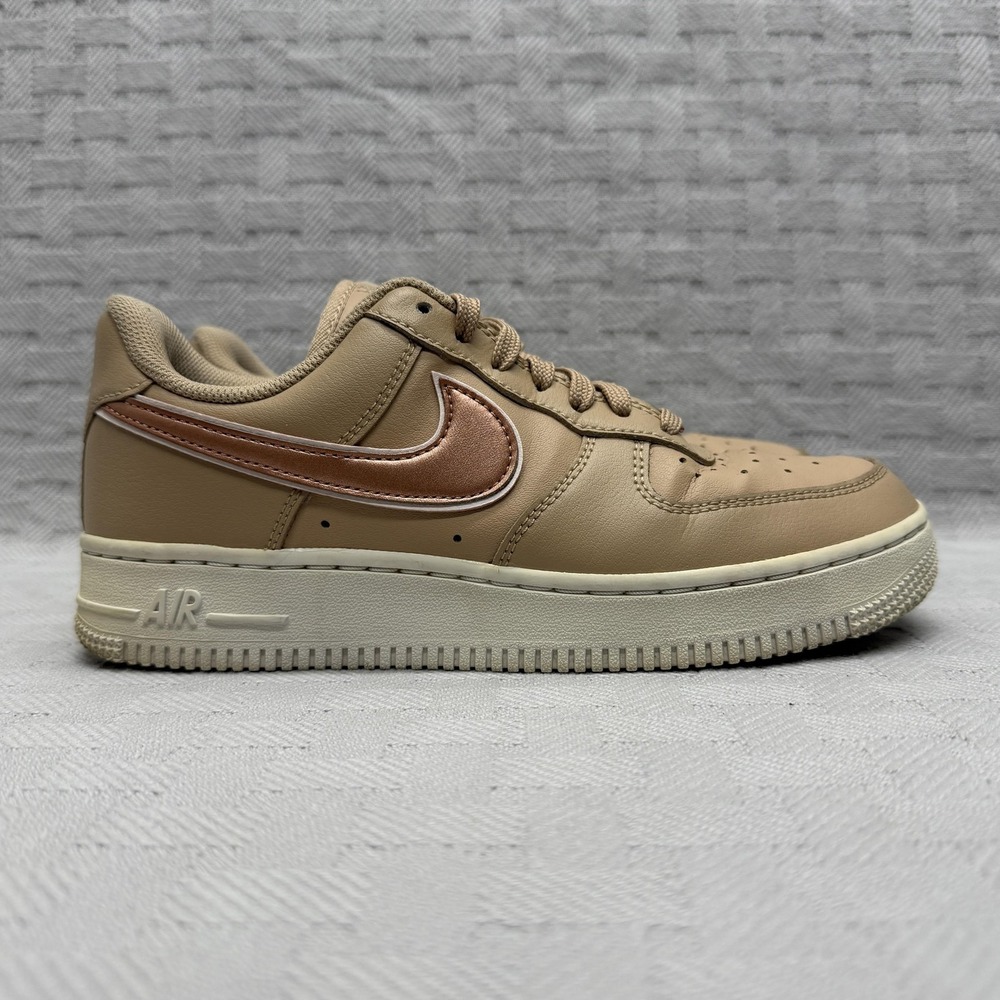 Nike Air Force 1 '07 Tan Biege Women's Size 7 DD1523-200
